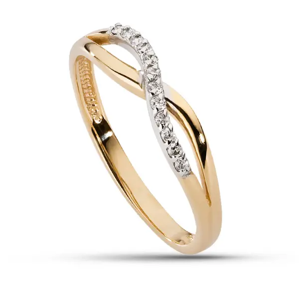 Pierścionek z brylantem - Wzór AZ0020