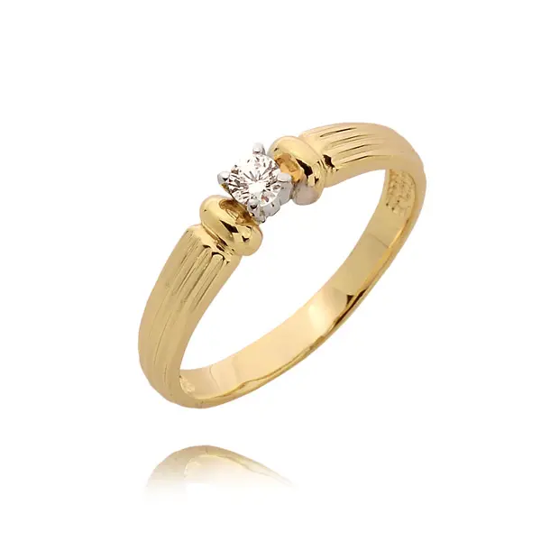 Pierścionek z brylantem - Wzór PB 0080 B