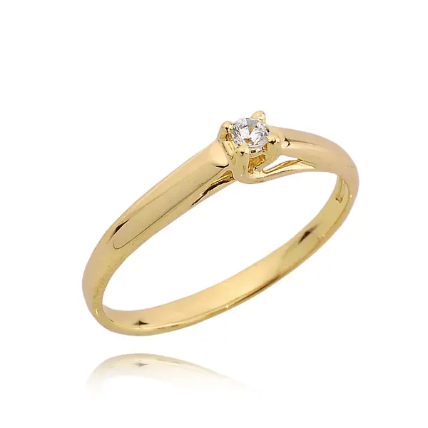 Pierścionek z brylantem - Wzór P 1533 B