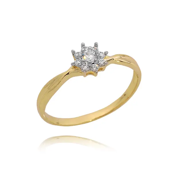 Pierścionek z brylantem - Wzór P 1620 B