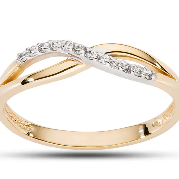 Pierścionek z brylantem - Wzór AZ0020