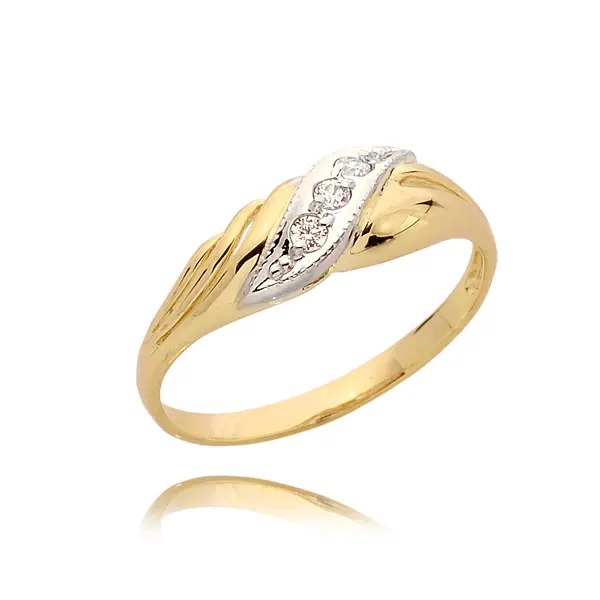 Pierścionek z brylantem - Wzór PB 0013 B