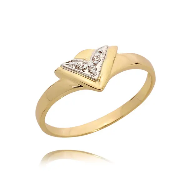 Pierścionek z brylantem - Wzór PB 0015 B