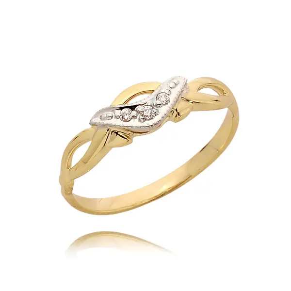 Pierścionek z brylantem - Wzór PB 0016 B