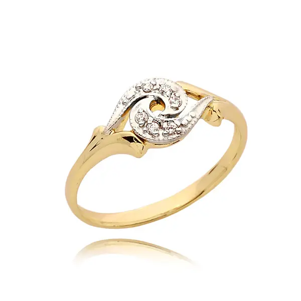 Pierścionek z brylantem - Wzór PB 0023 B