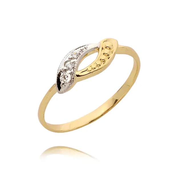 Pierścionek z brylantem - Wzór PB 0037 B