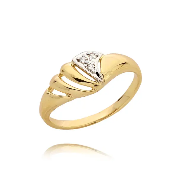 Pierścionek z brylantem - Wzór PB 0040 B