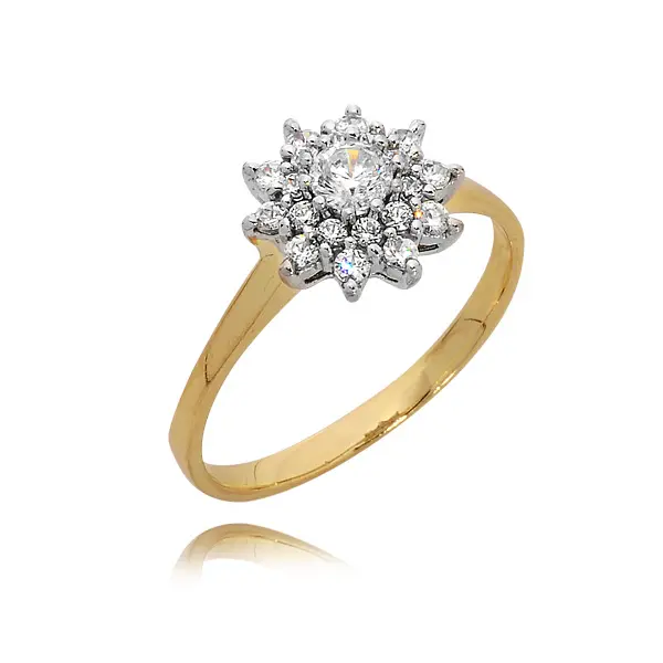 Pierścionek z brylantem - Wzór PB 0083 B