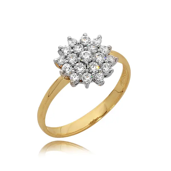 Pierścionek z brylantem - Wzór PB 0085 B