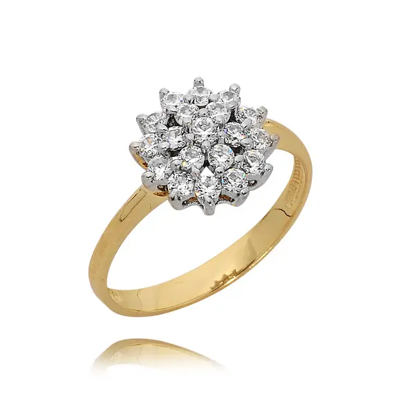 Pierścionek z brylantem - Wzór PB 0086 B