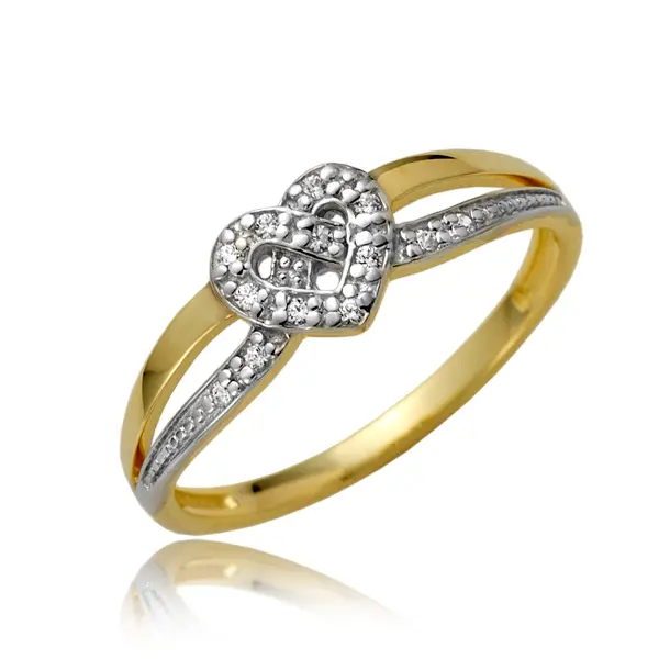 Pierścionek z brylantem - Wzór P 1874 B