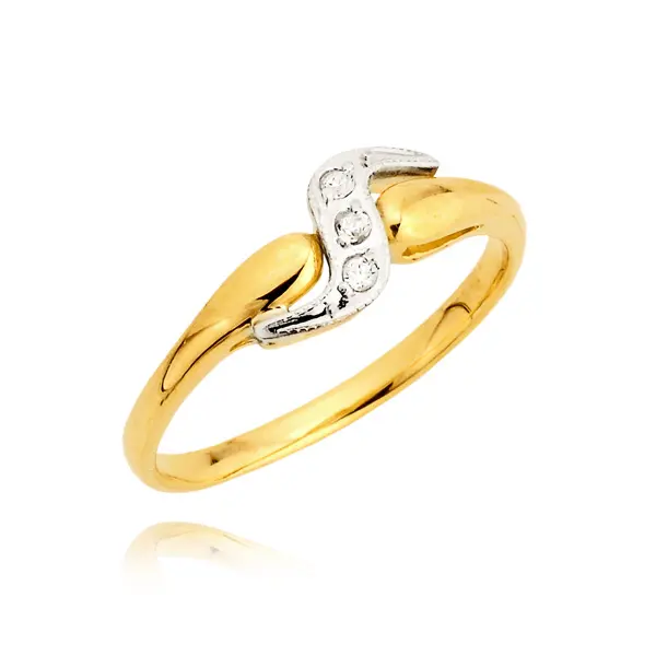 Pierścionek z brylantem - Wzór L 0039 B