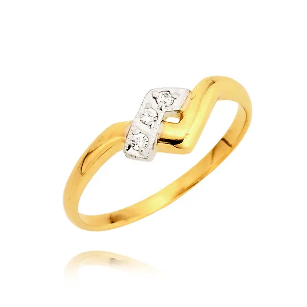 Pierścionek z brylantem - Wzór L 0028 B