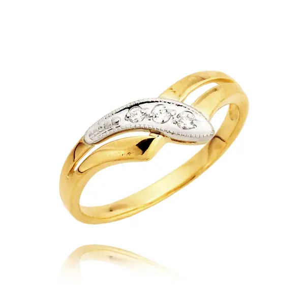 Pierścionek z brylantem - Wzór L 0007 B