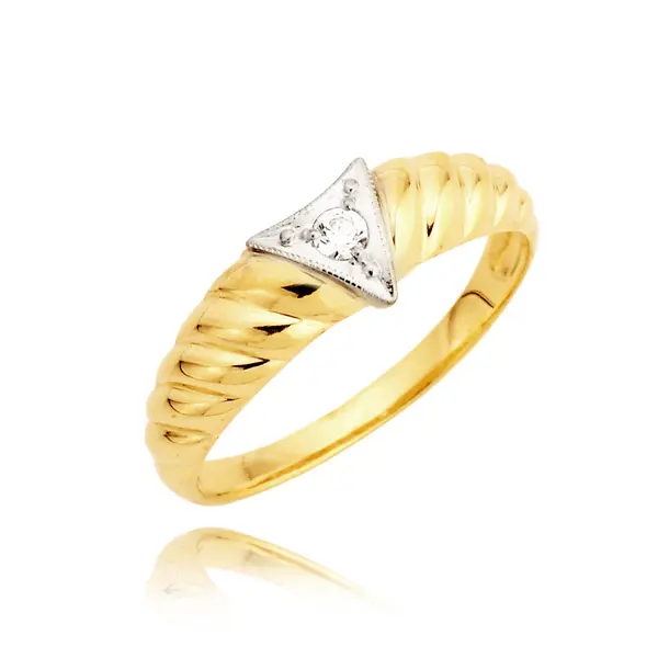 Pierścionek z brylantem - Wzór L 0008 B