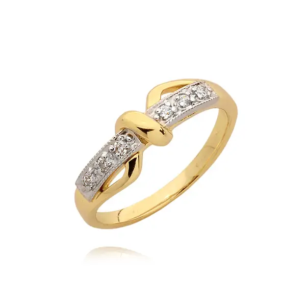 Pierścionek z brylantem - Wzór N 0134 B