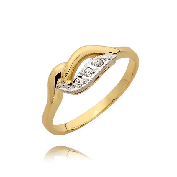 Pierścionek z brylantem - Wzór N 0046 B