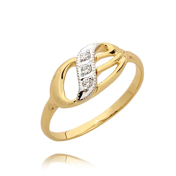 Pierścionek z brylantem - Wzór N 0047 B