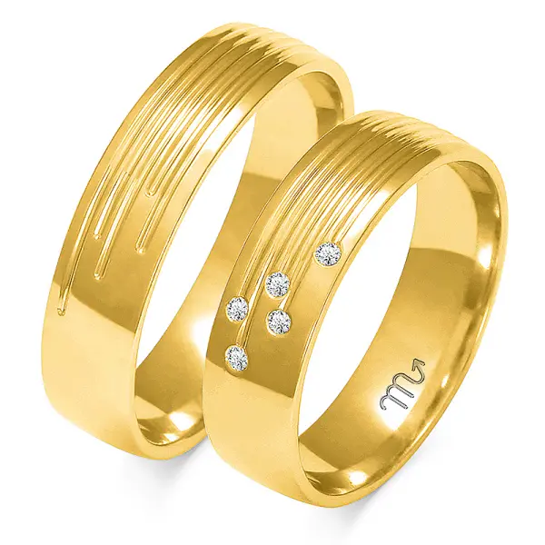 Obrączki ślubne - Wzór OZ 133