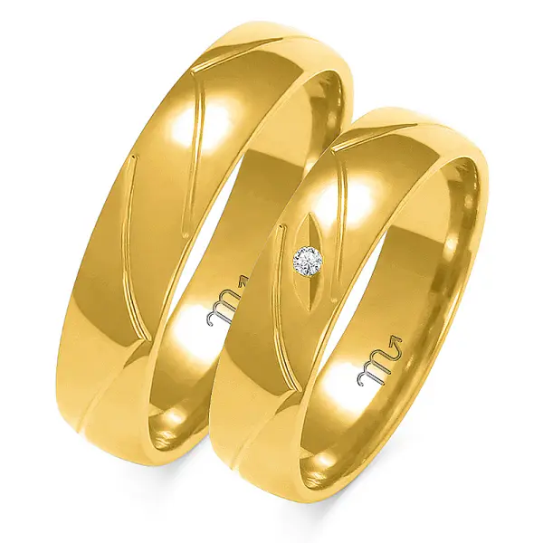 Obrączki ślubne - Wzór OZ 138