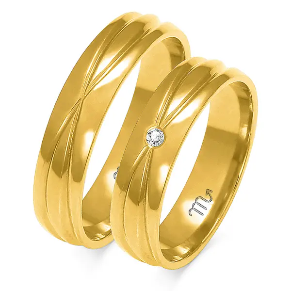 Obrączki ślubne - Wzór OZ 143