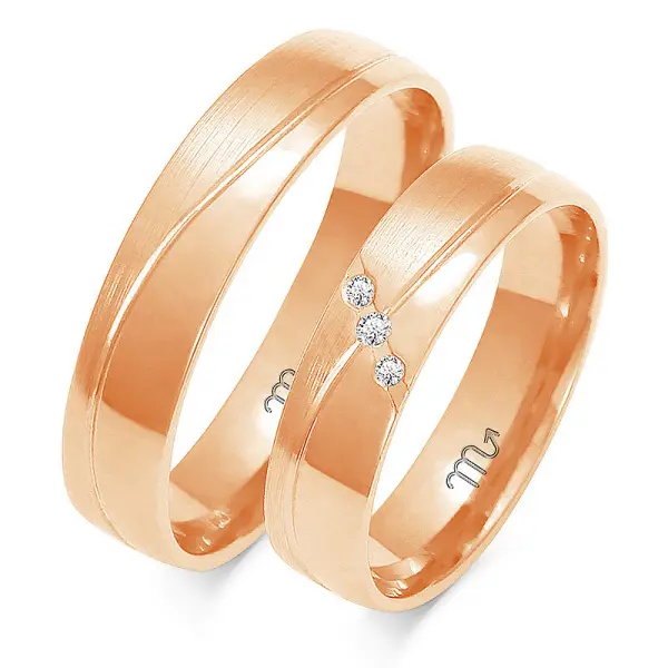 Obrączki ślubne - Wzór OZ 215