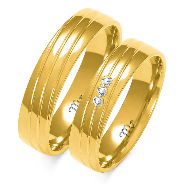 Obrączki ślubne - Wzór OZ 154