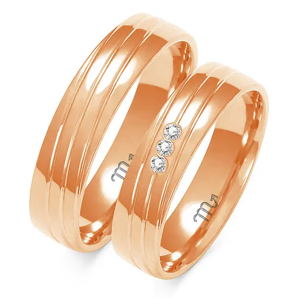 Obrączki ślubne - Wzór OZ 154