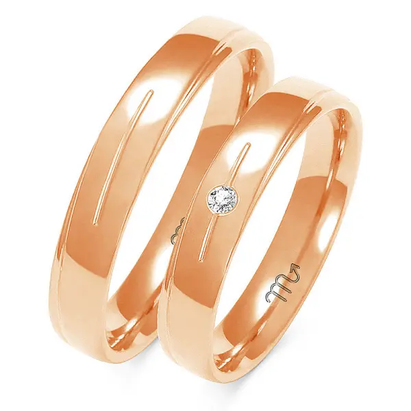 Obrączki ślubne - Wzór OZ 155