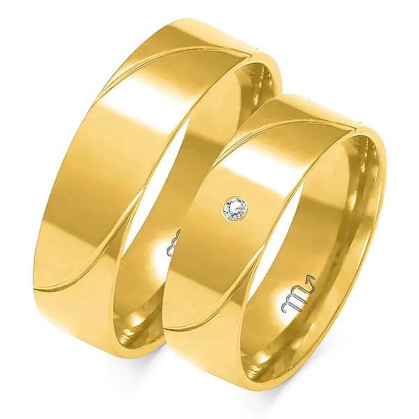 Obrączki ślubne - Wzór OZ 157