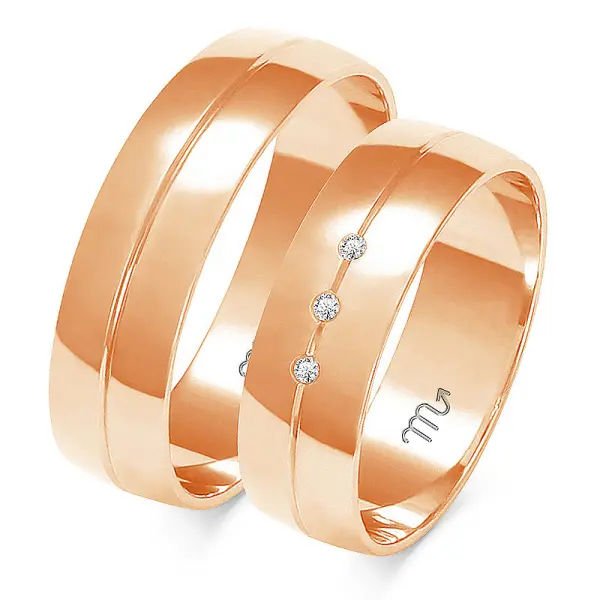 Obrączki ślubne - Wzór OZ 219