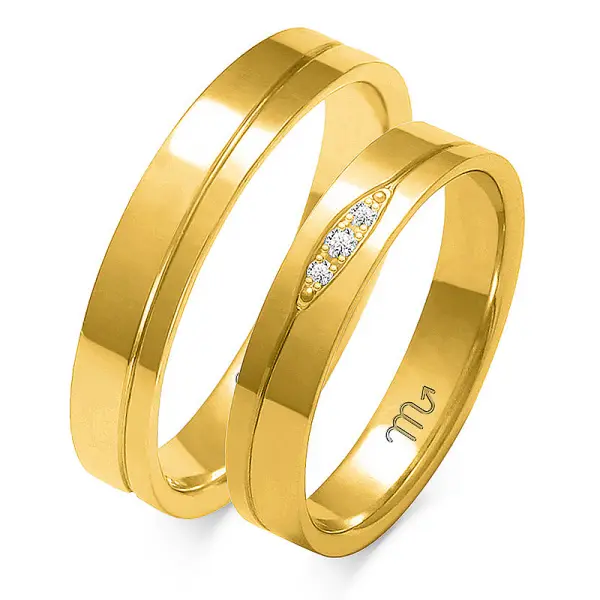 Obrączki ślubne - Wzór OZ 221