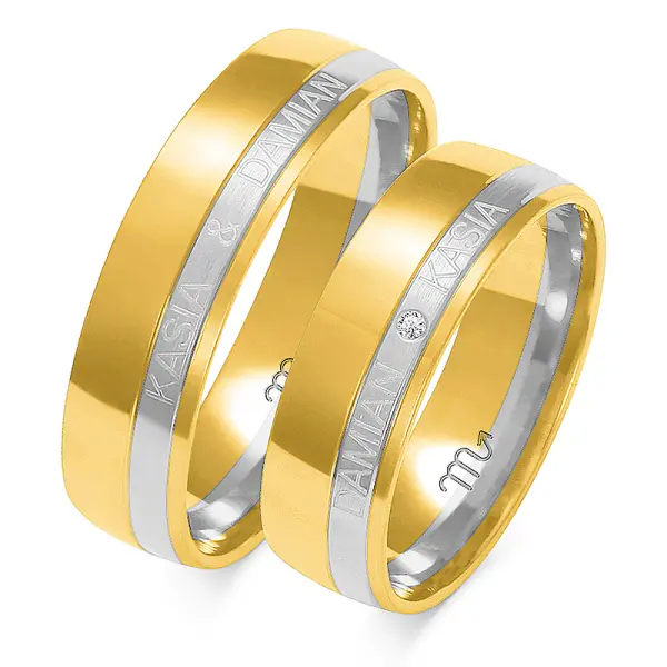 Obrączki ślubne - Wzór OZ 222