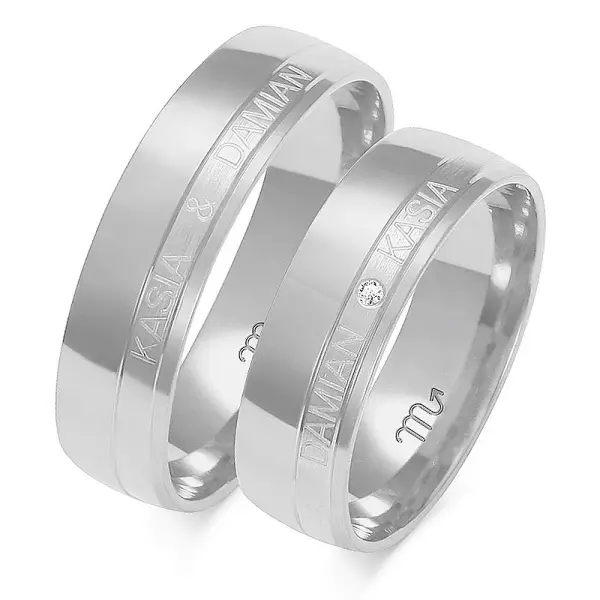 Obrączki ślubne - Wzór OZ 222