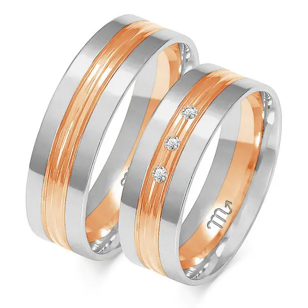 Obrączki ślubne - Wzór OZ 224