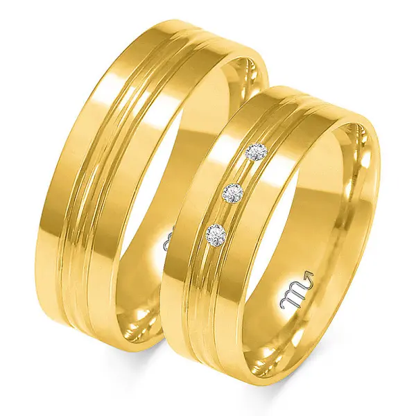 Obrączki ślubne - Wzór OZ 224