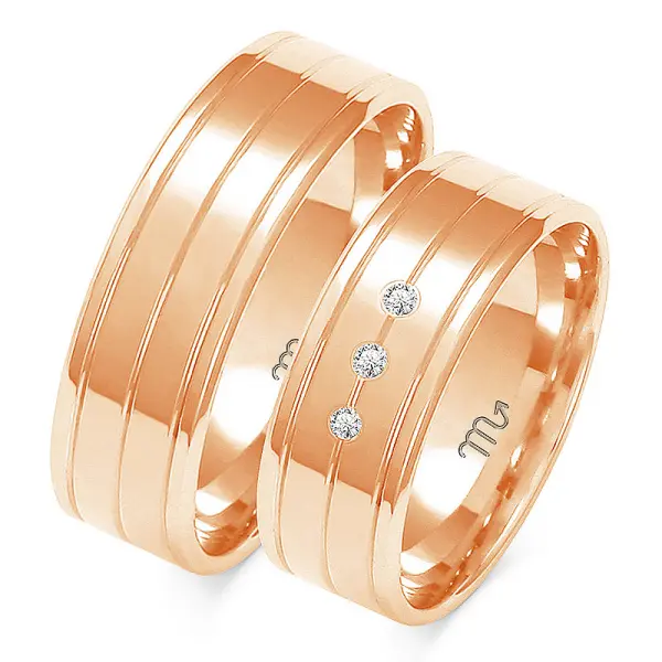 Obrączki ślubne - Wzór OZ 226