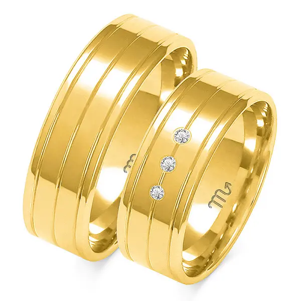 Obrączki ślubne - Wzór OZ 226