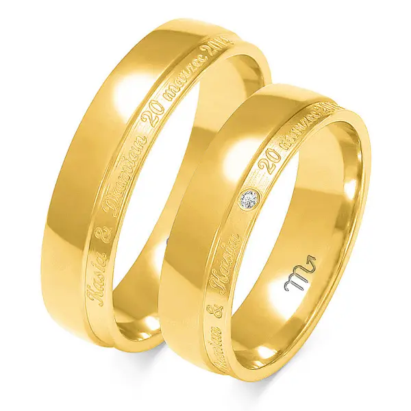 Obrączki ślubne - Wzór OZ 229