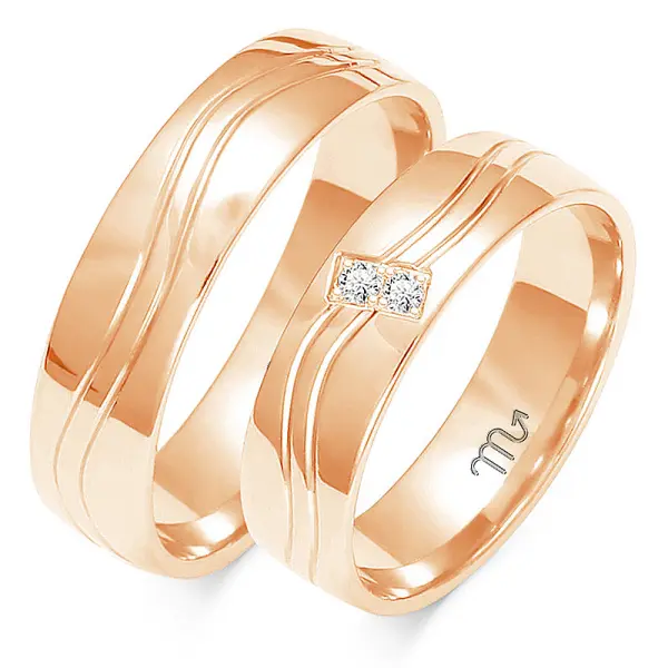 Obrączki ślubne - Wzór OG 122