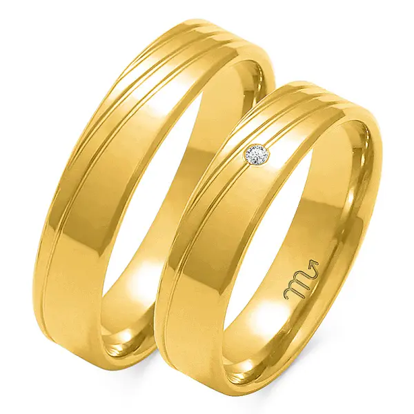 Obrączki ślubne - Wzór OG 133