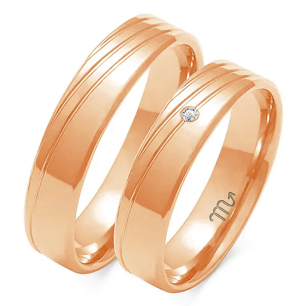 Obrączki ślubne - Wzór OG 133