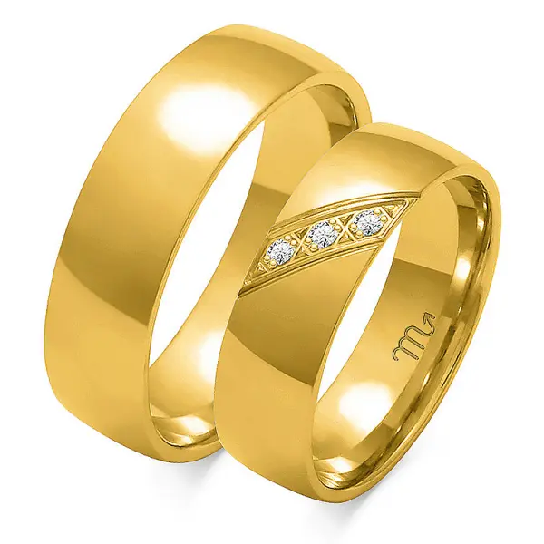 Obrączki ślubne - Wzór OG 28