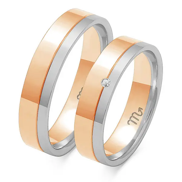 Obrączki ślubne - Wzór OZB 10