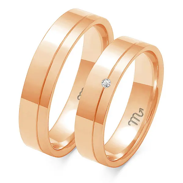 Obrączki ślubne - Wzór OZB 10