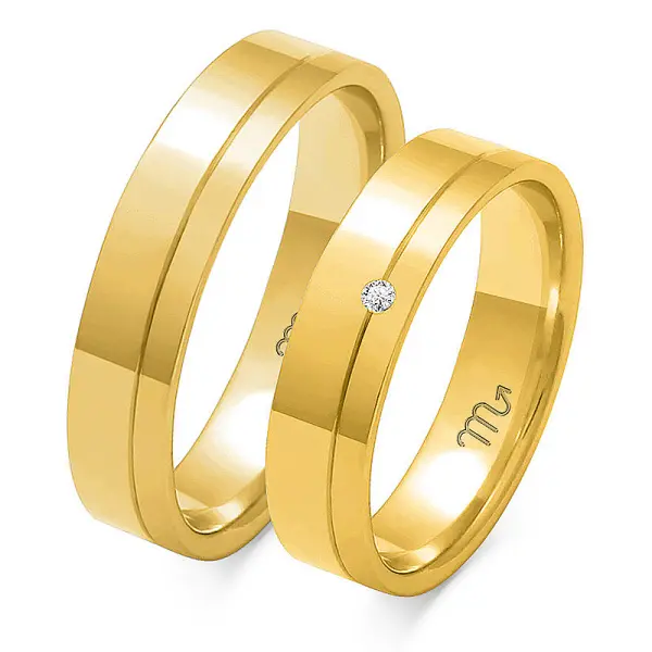 Obrączki ślubne - Wzór OZB 10