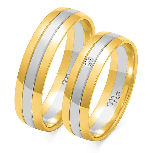 Obrączki ślubne - Wzór OZB 11