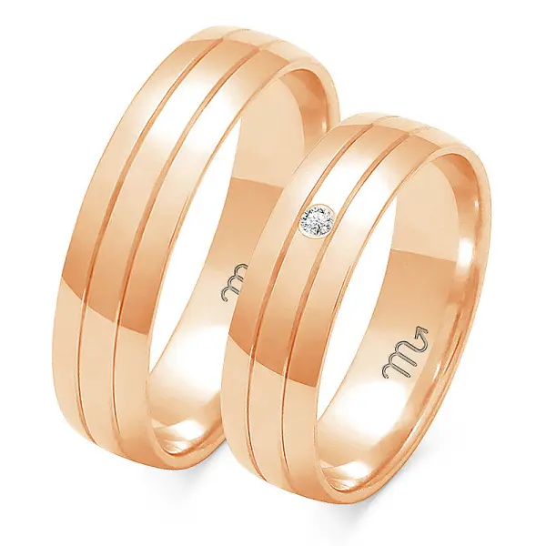 Obrączki ślubne - Wzór OZB 11