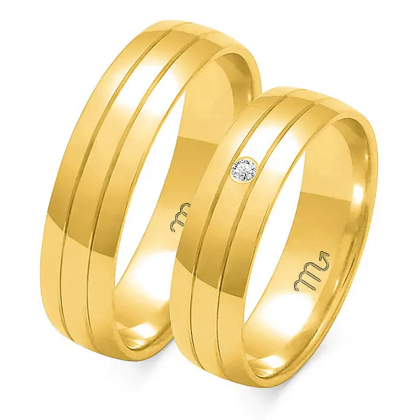 Obrączki ślubne - Wzór OZB 11