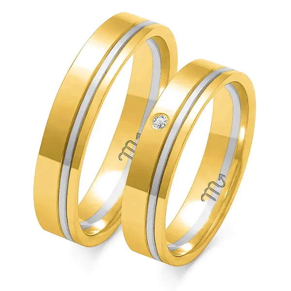 Obrączki ślubne - Wzór OZB 18